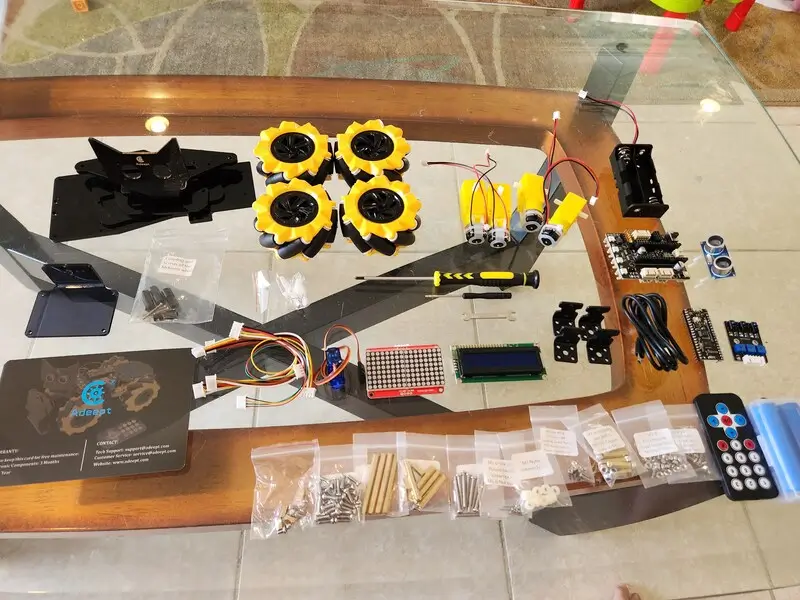 Adeept Banana Pi Car Parts