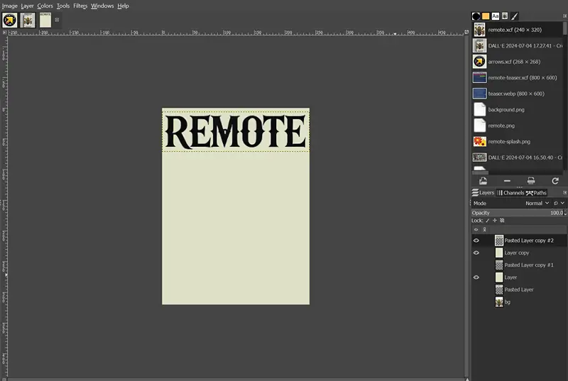 Adjusting the background text and image